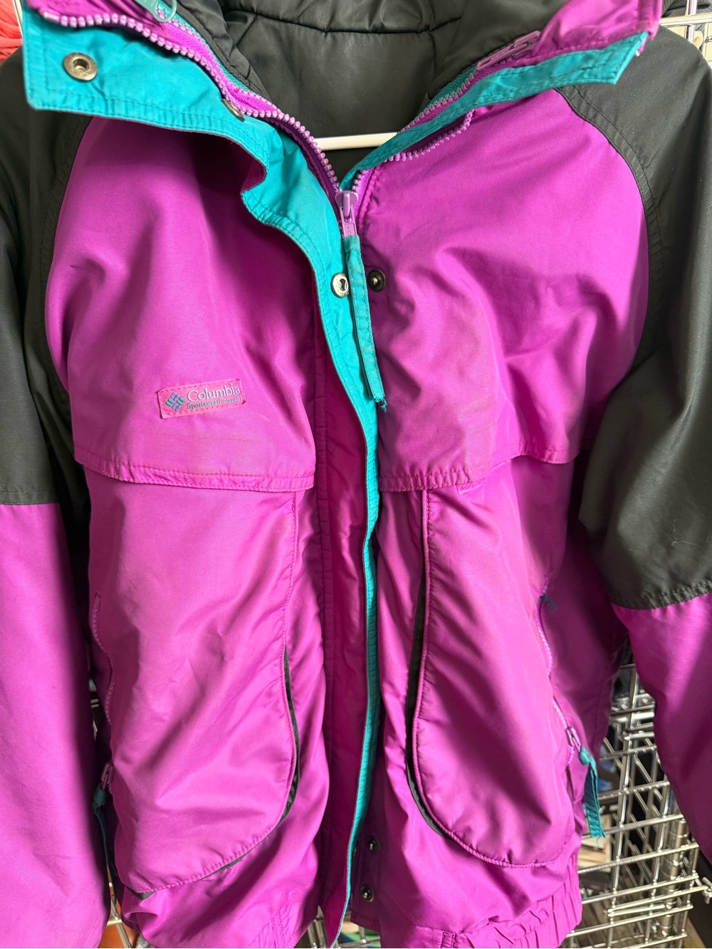 3-in-1 90’s vintage interchangeable women’s large ski jacket